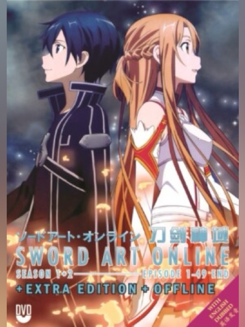 Sword Art Online Anime DVD — Japanese and English